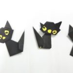 ハロウィンの折り紙 黒猫の折り方・作り方｜子供でも簡単♪