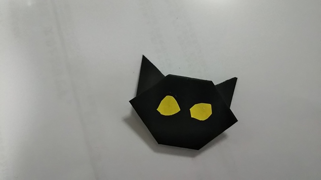 黒猫の折り方～顔～ (14)