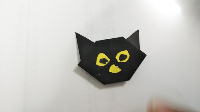 黒猫の折り方～顔～ (17)