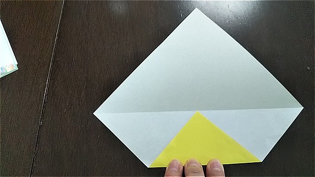４枚の折り紙で作るリースの折り方～手順～ (5)