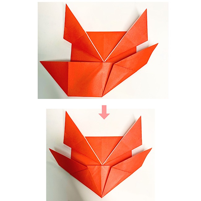 折り紙のカニ 平面でもカワイイ かに の折り方 簡単 子供と楽しむ折り紙 工作