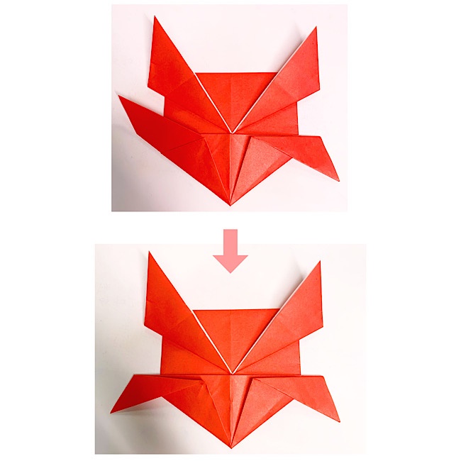 折り紙のカニ 平面でもカワイイ かに の折り方 簡単 子供と楽しむ折り紙 工作