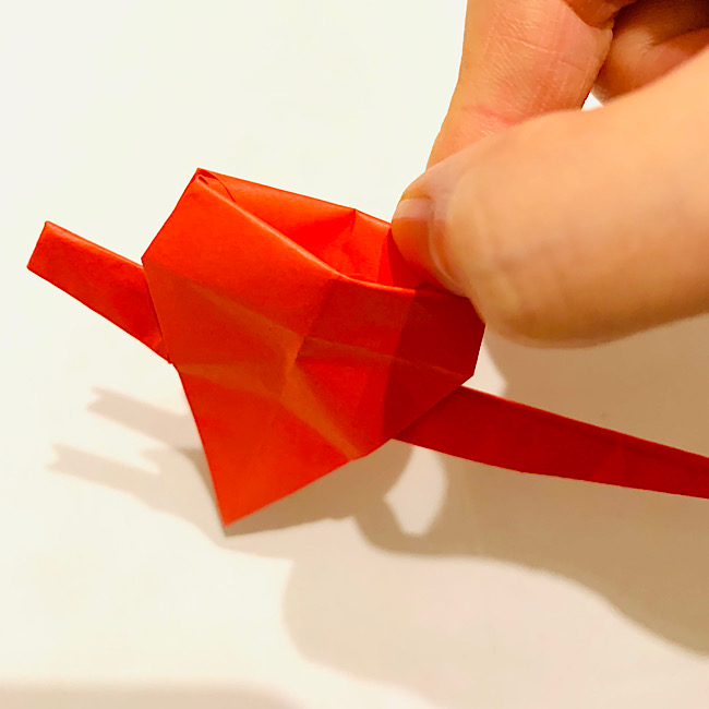 9月の折り紙 トンボが飛ぶ！折り方作り方18