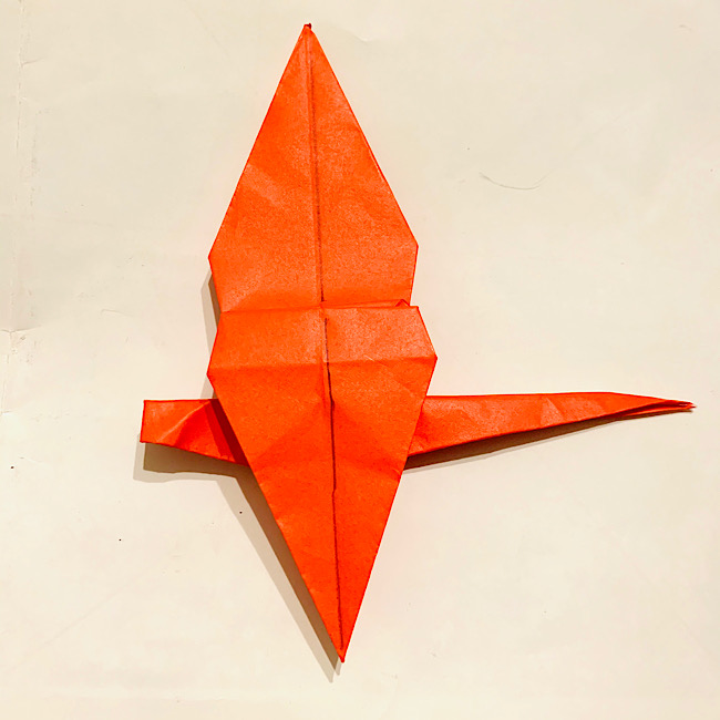 9月の折り紙 トンボが飛ぶ！折り方作り方21