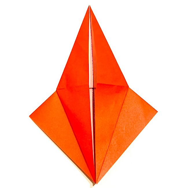 9月の折り紙 トンボが飛ぶ！折り方作り方8