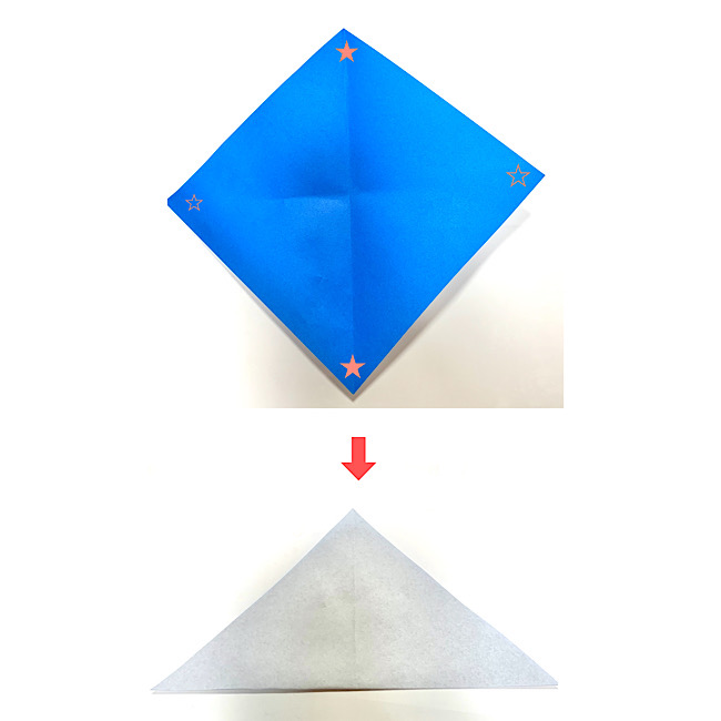 いるかの折り紙 折り方・作り方 (1)