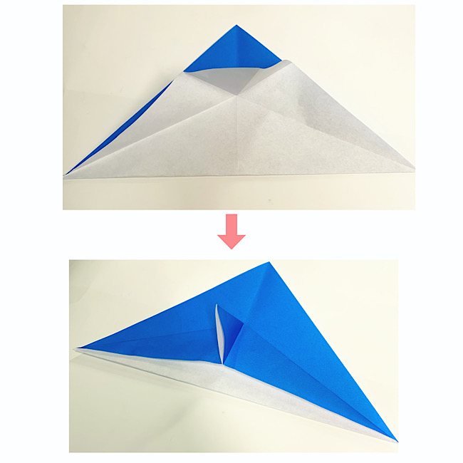 いるかの折り紙 折り方・作り方 (3)