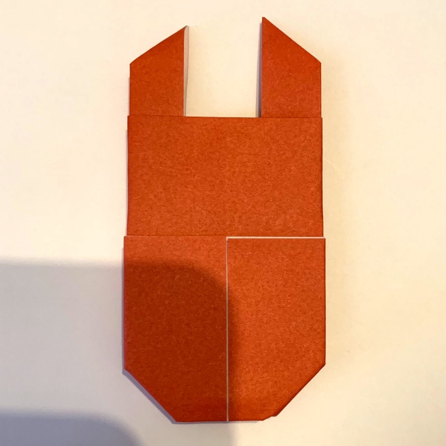 クワガタ 折り紙で簡単に平面で折る作り方 (18)