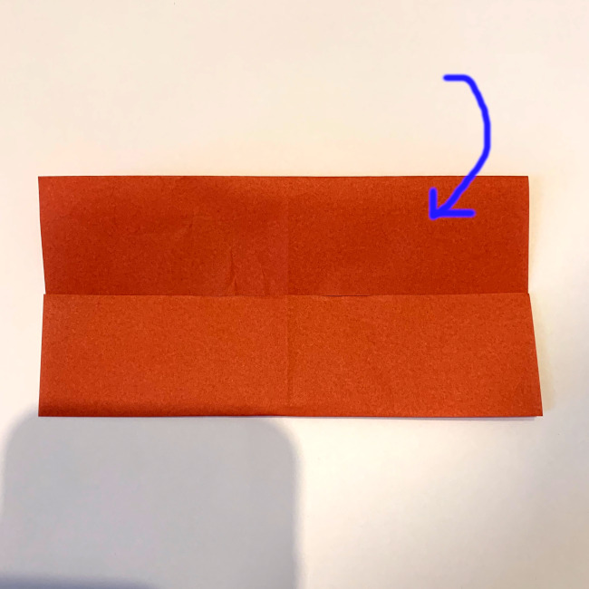クワガタ 折り紙で簡単に平面で折る作り方 (6)