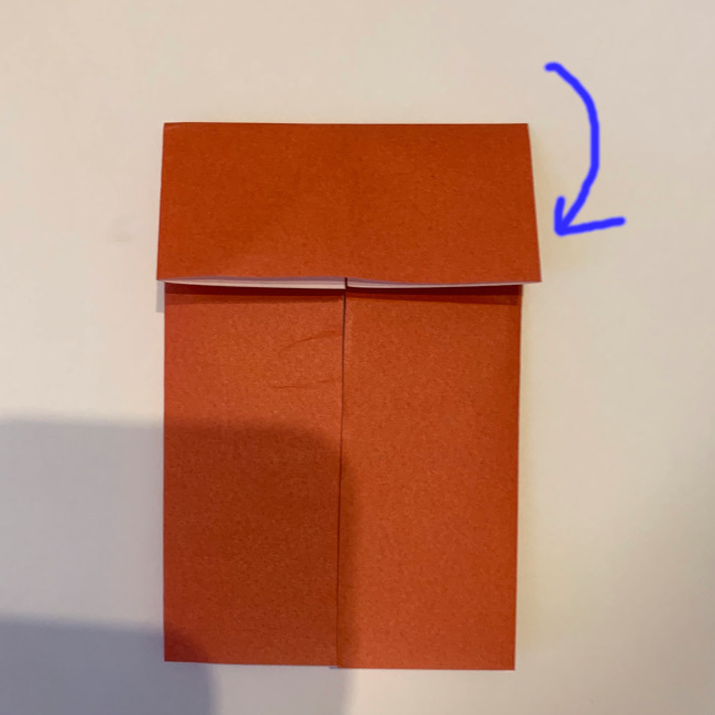 クワガタ 折り紙で簡単に平面で折る作り方 (7)