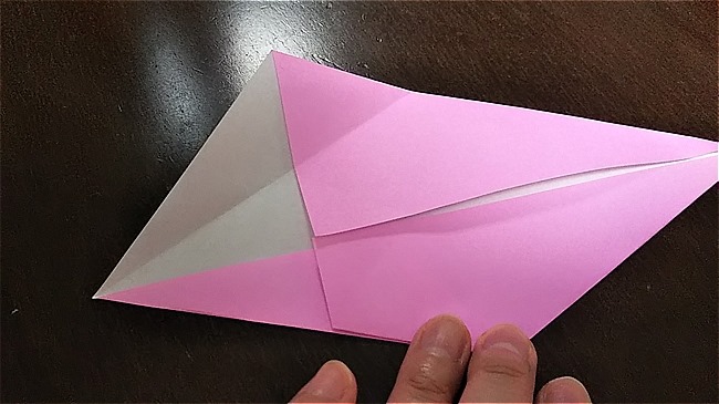 フラミンゴの折り紙 折り方・作り方 (12)