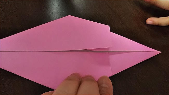 フラミンゴの折り紙 折り方・作り方 (14)