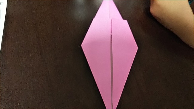 フラミンゴの折り紙 折り方・作り方 (16)
