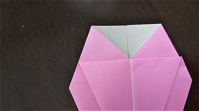 フラミンゴの折り紙 折り方・作り方 (18)
