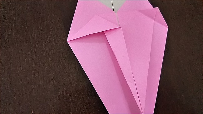 フラミンゴの折り紙 折り方・作り方 (21)