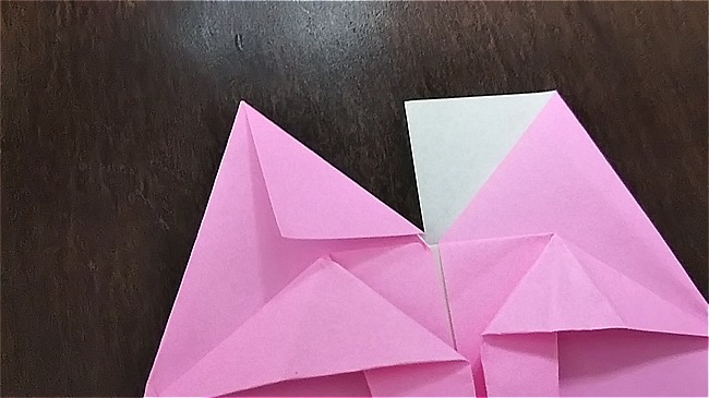 フラミンゴの折り紙 折り方・作り方 (27)