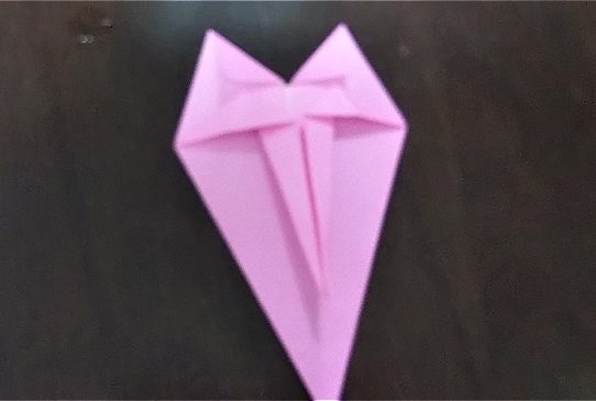 フラミンゴの折り紙 折り方・作り方 (29)