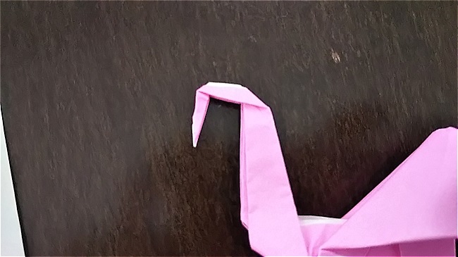 フラミンゴの折り紙 折り方・作り方 (50)