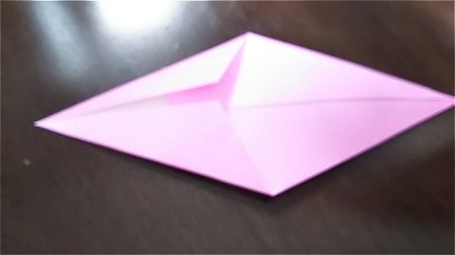 フラミンゴの折り紙 折り方・作り方 (9)