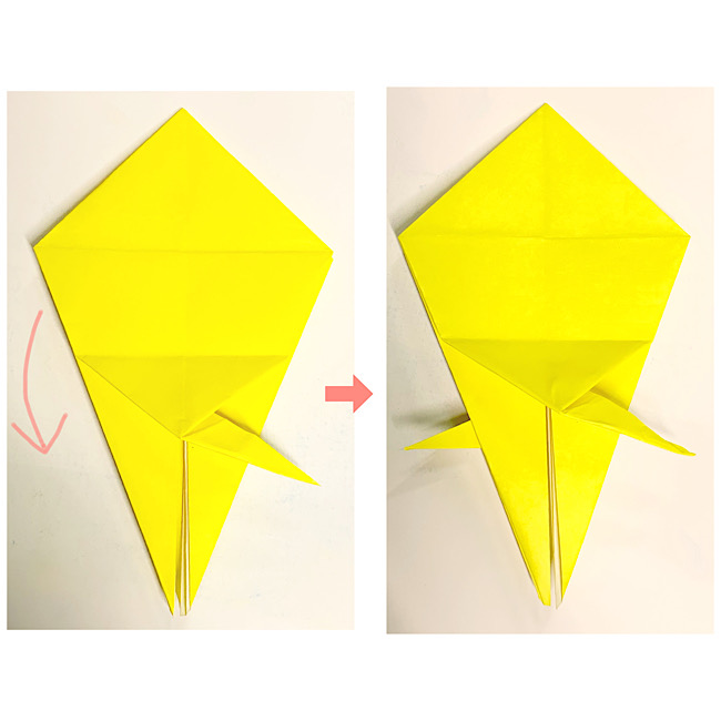 折り紙で魚をつくろう！エンゼルフィッシュ(熱帯魚)の折り方 (11)