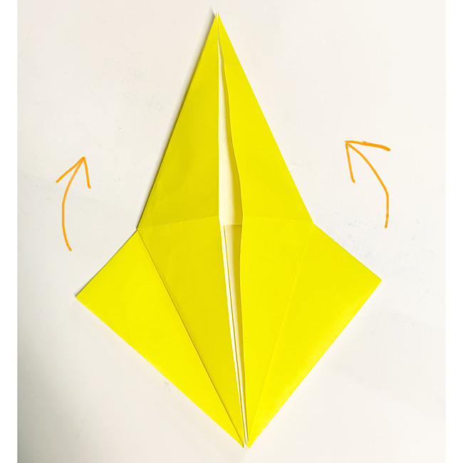 折り紙で魚をつくろう！エンゼルフィッシュ(熱帯魚)の折り方 (5)