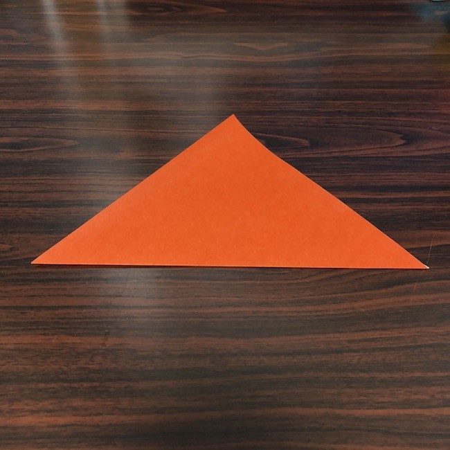 折り紙をつかったジャック オ ランタンの折り方 (1)