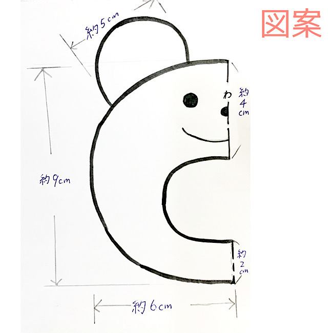 赤ちゃんのおもちゃ｜手作りのにぎにぎクマさんの作り方☆型紙つき (1)