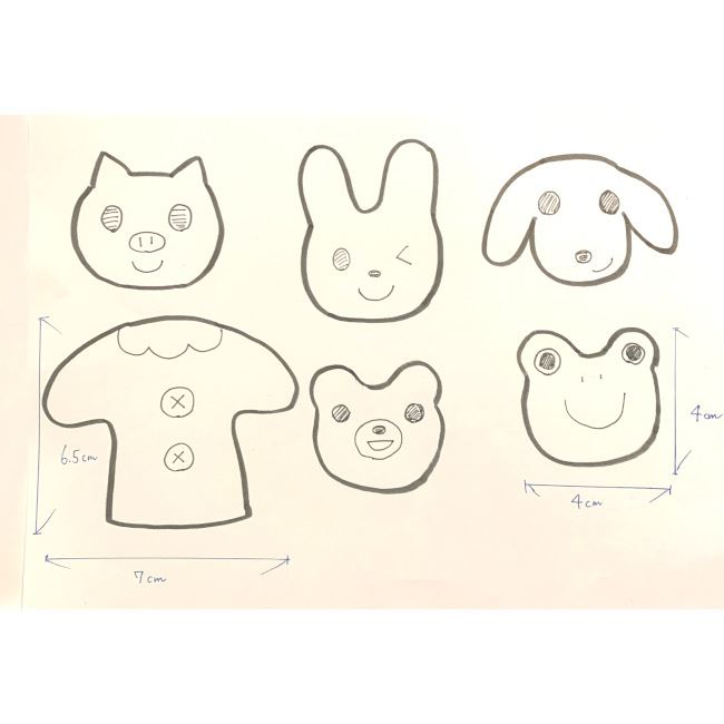 最新 ぬいぐるみ 作り方 キャラクター 型紙 100 無料イラスト画像サイト