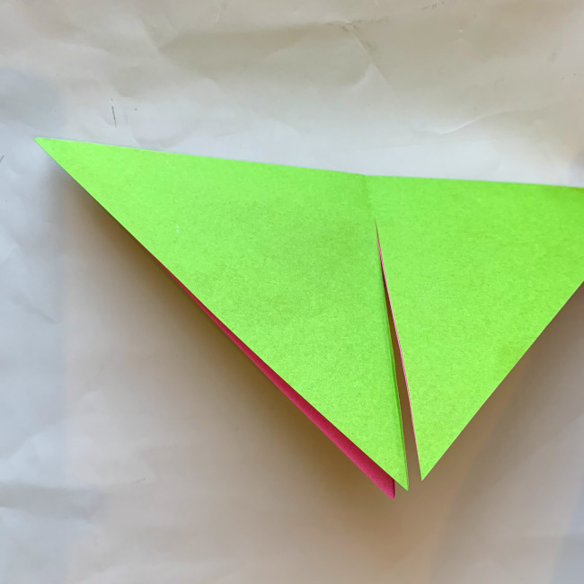 折り紙の風車の作り方 (4)
