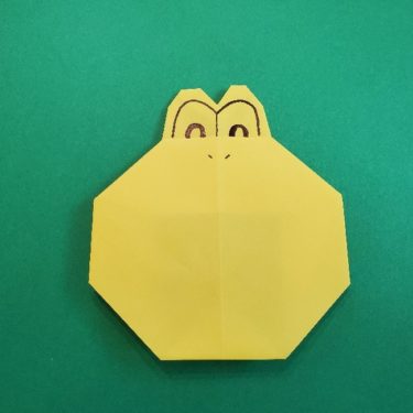 マリオの折り紙 折り方 簡単 １枚でok は ルイージにもなる作り方 子供と楽しむ折り紙 工作