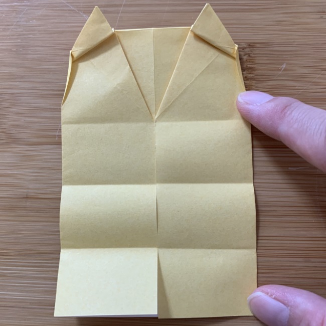 折り紙すみっこぐらし ねこの折り方 作り方 小学生の子供でも簡単にかわいいすみっこ猫をつくれたよ 子供と楽しむ折り紙 工作