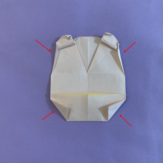 折り紙のすみっこぐらし しろくまの折り方 作り方 子供と作った簡単かわいい白クマ 子供と楽しむ折り紙 工作