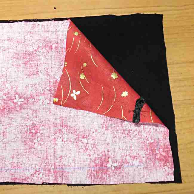 マスクケース(二つ折り)の作り方・縫い方 (13)