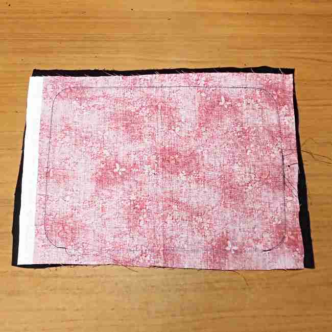 マスクケース(二つ折り)の作り方・縫い方 (16)