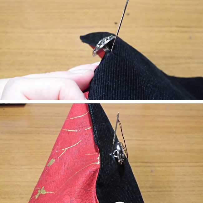 マスクケース(二つ折り)の作り方・縫い方 (25)