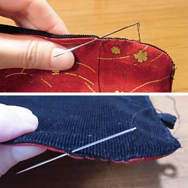 マスクケース(二つ折り)の作り方・縫い方 (29)