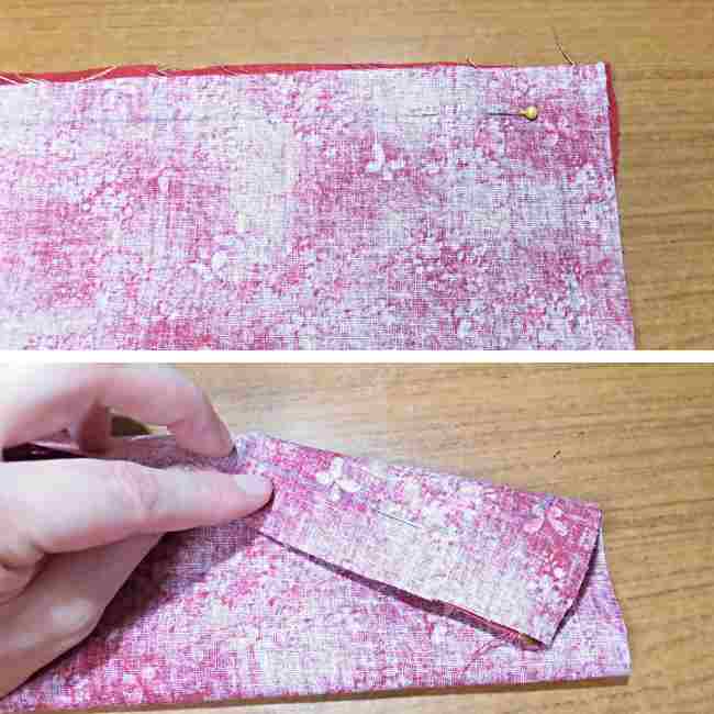 マスクケース(二つ折り)の作り方・縫い方 (9)