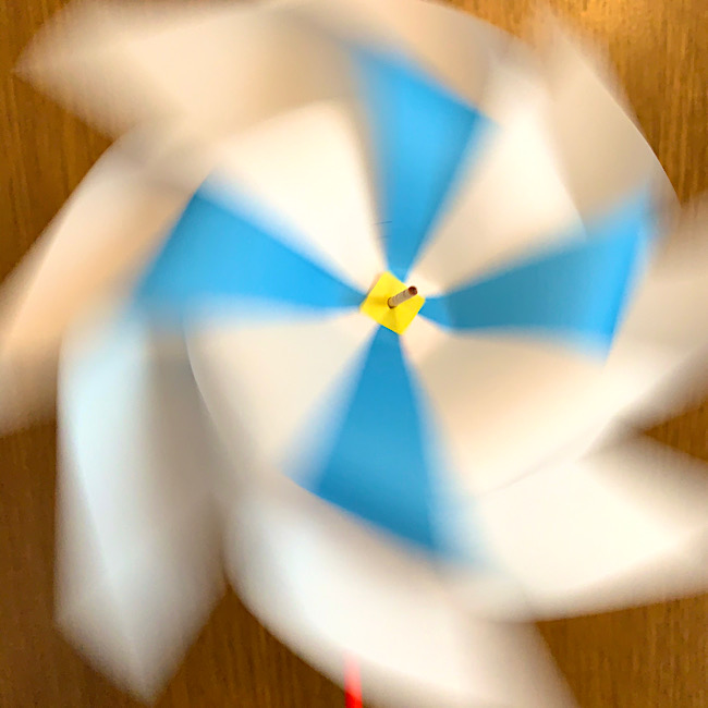 折り紙2枚でつくるかわいい風車の折り方・作り方 (20)