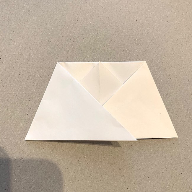 折り紙｜平面の猫(ねこ)の折り図 (6)