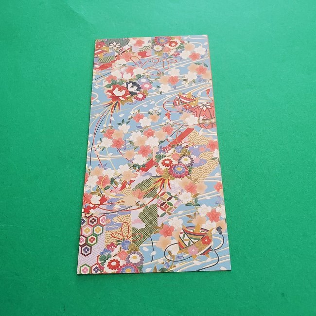 1月の折り紙【羽子板】の折り方・作り方 (2)