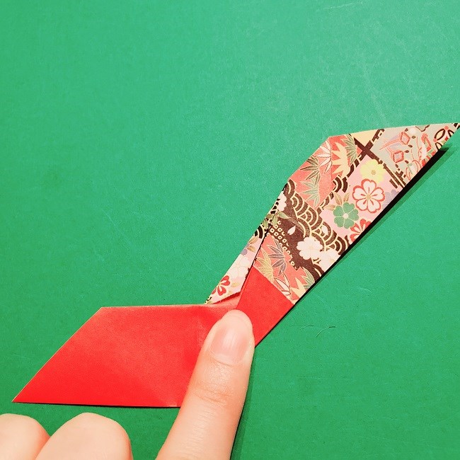 【1月】折り紙のお正月リースの作り方 (14)