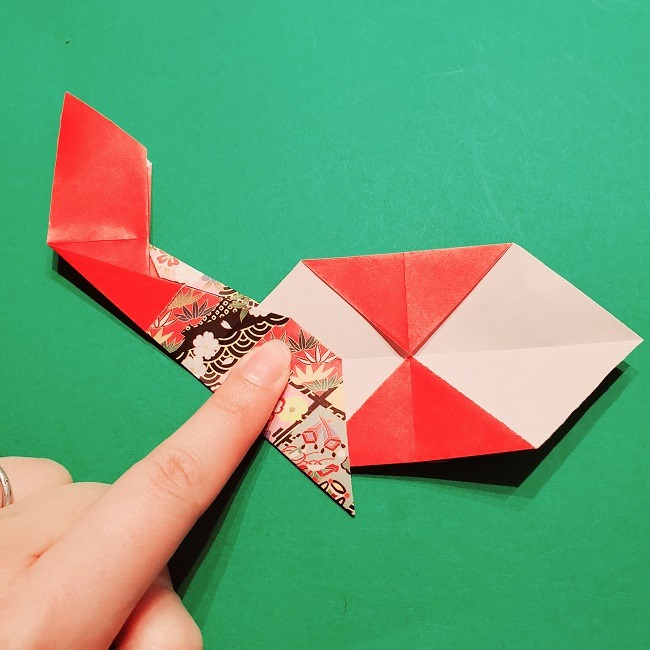 【1月】折り紙のお正月リースの作り方 (15)