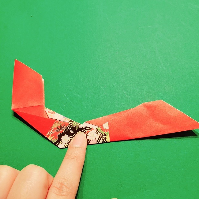【1月】折り紙のお正月リースの作り方 (16)