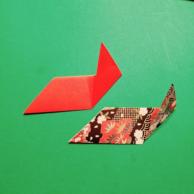 【1月】折り紙のお正月リースの作り方 (9)