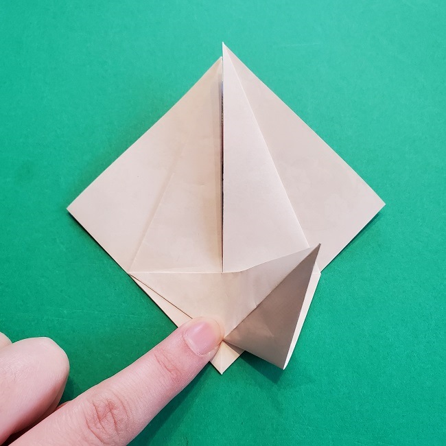 折り紙の【祝い鶴】の折り方(折り図) (18)