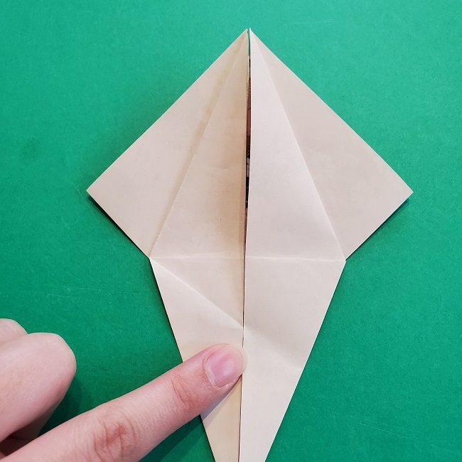折り紙の【祝い鶴】の折り方(折り図) (19)