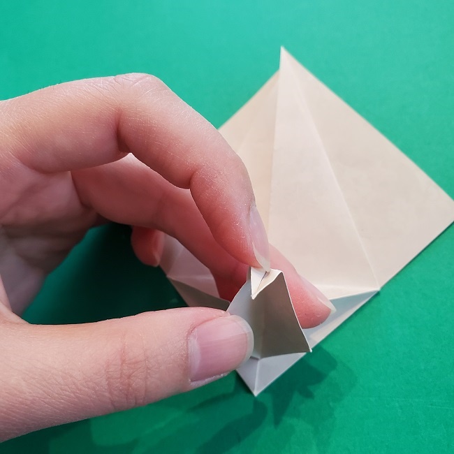 折り紙の【祝い鶴】の折り方(折り図) (28)