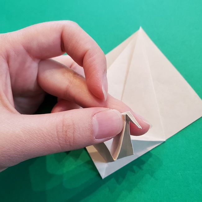 折り紙の【祝い鶴】の折り方(折り図) (29)