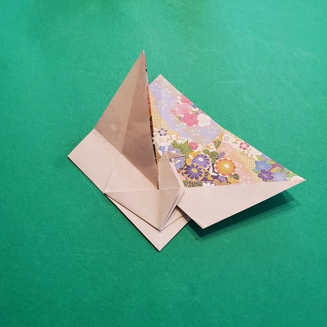 折り紙の【祝い鶴】の折り方(折り図) (35)