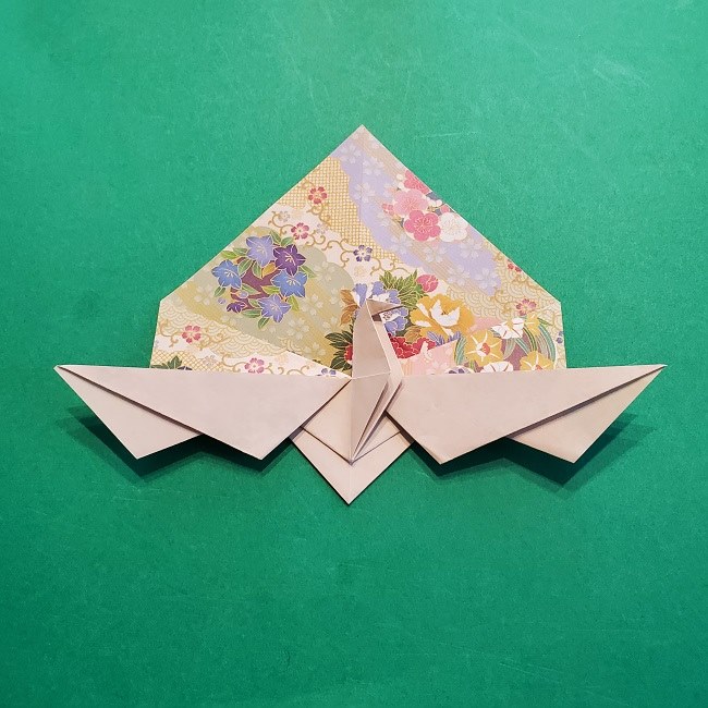 折り紙の【祝い鶴】の折り方(折り図) (40)